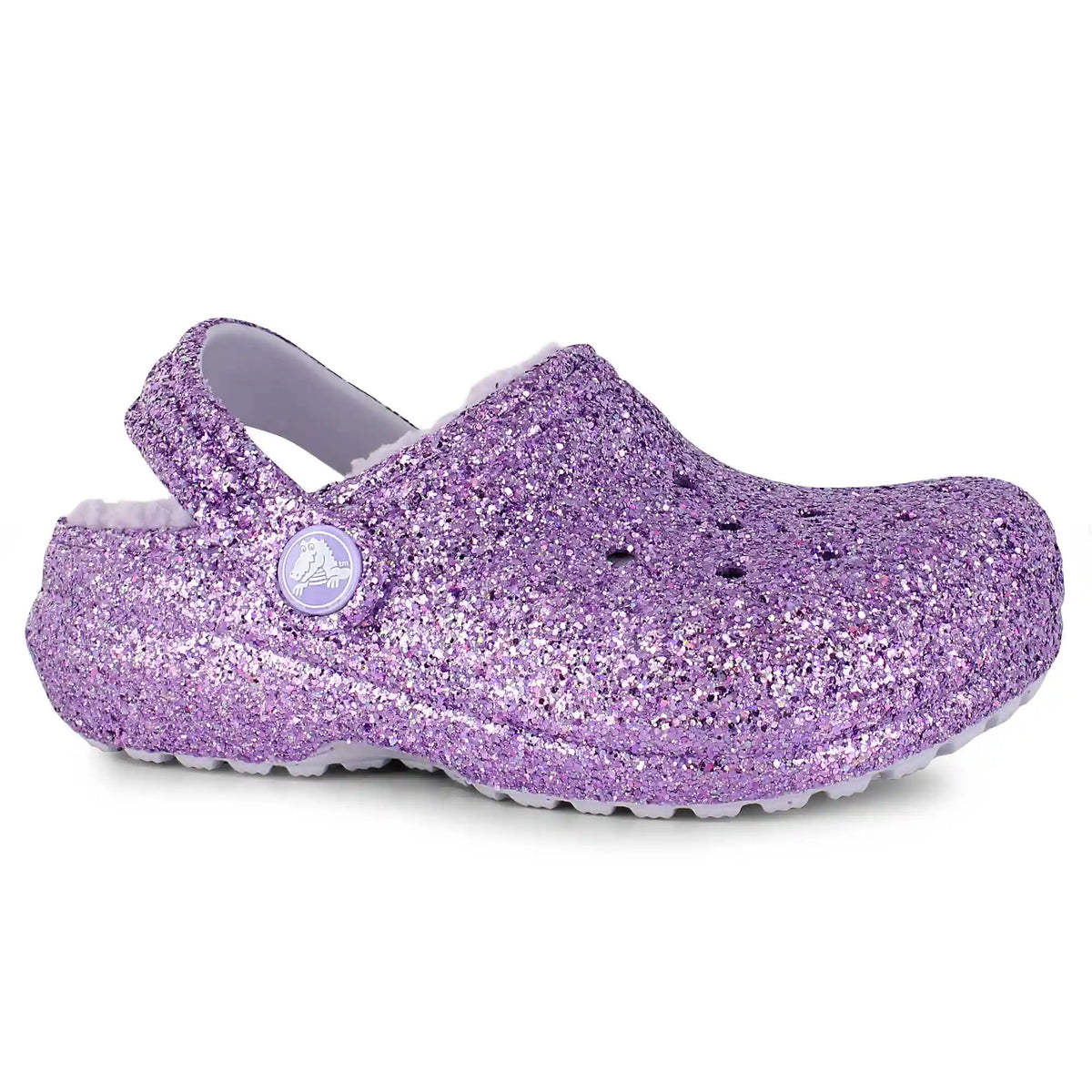 Crocs Classic Lined Chunky Glitter Clog-K