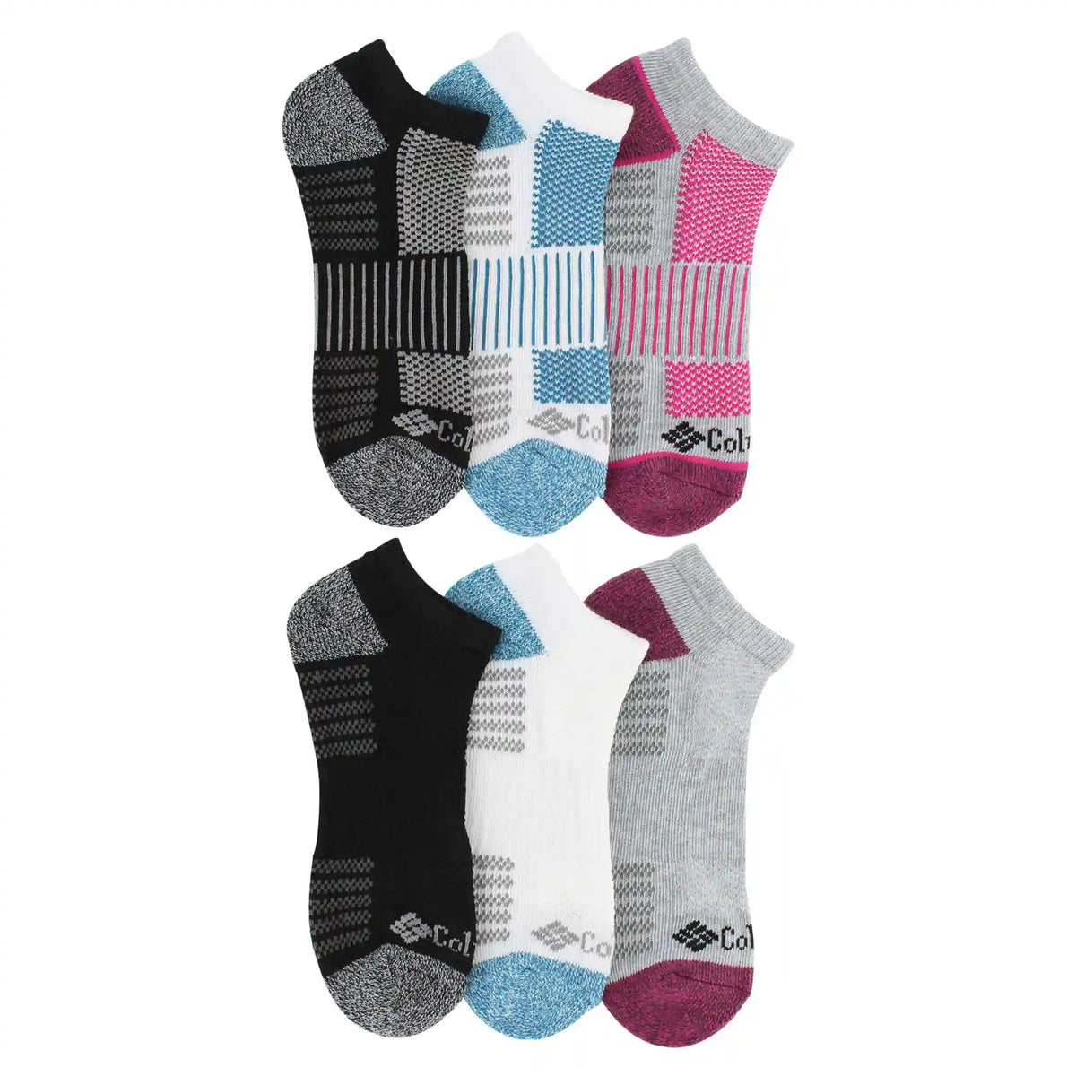 Women's Columbia Athletic No-Show 6-Pair Pack