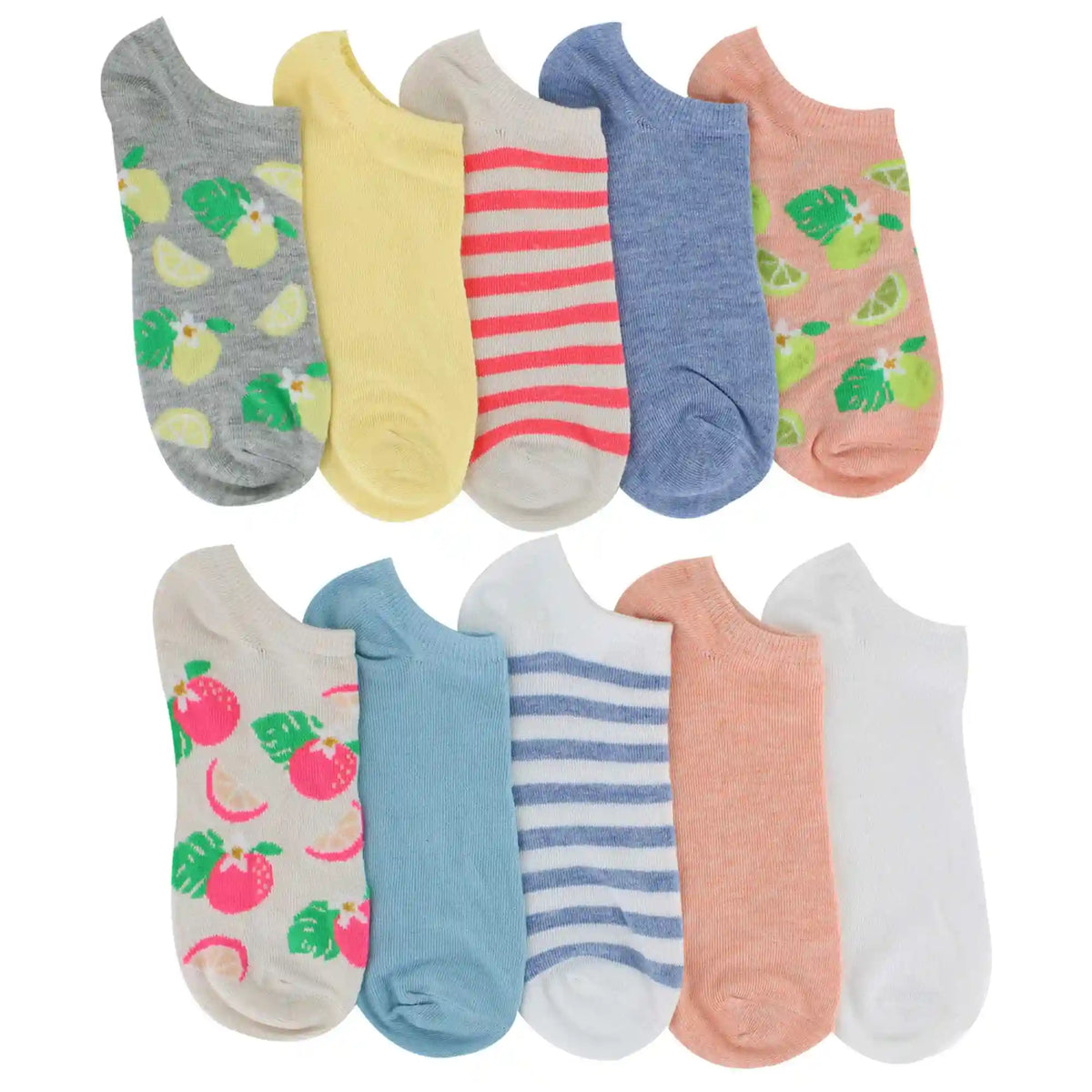 Women's Caribbean Joe Citrus Low-Cut 10 For $10