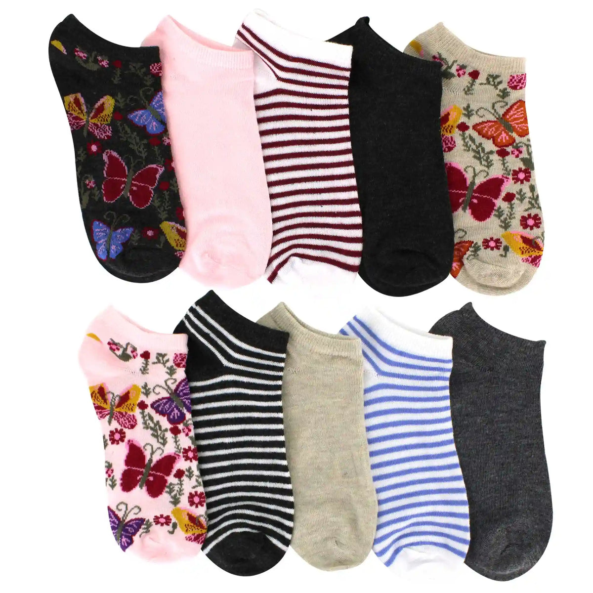Women's Sam & Olivia Butterfly & Stripe 10 for $10