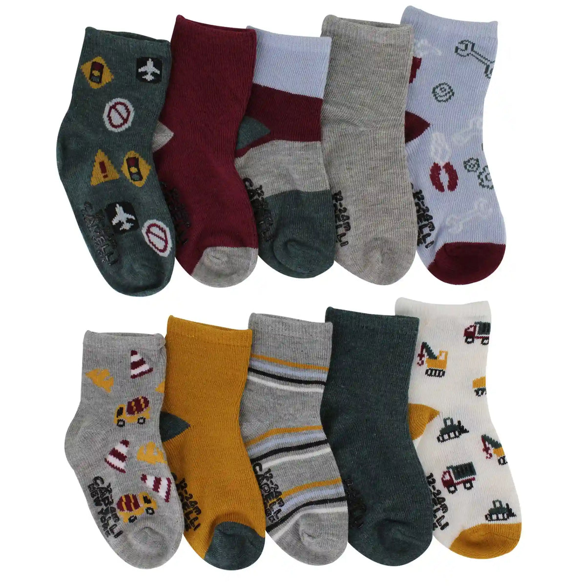 Infants' Capelli Construction Non-Slip 10 For $10