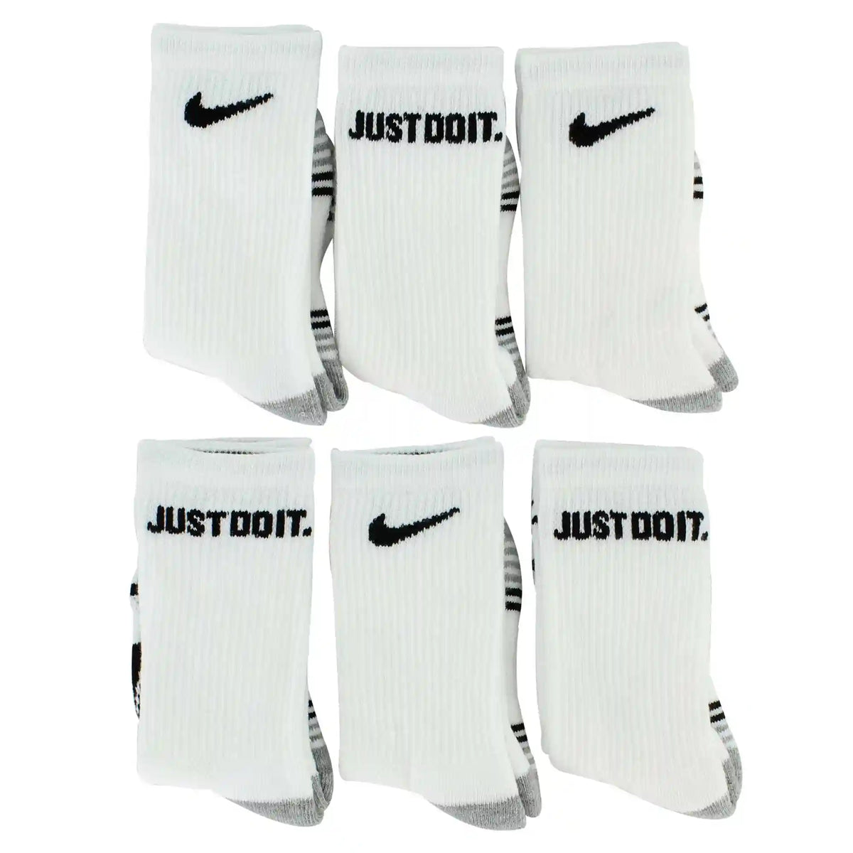 Kids' Nike Cushioned Crew 6-Pair Pack