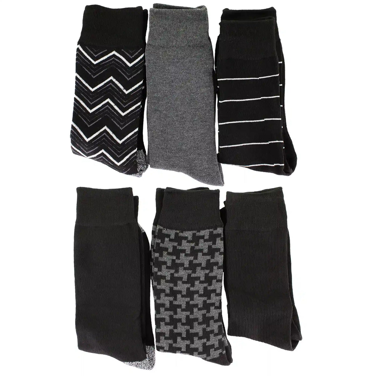 Men's BRUNO MAGLI Fine Gauge Crew 6-Pair Pack