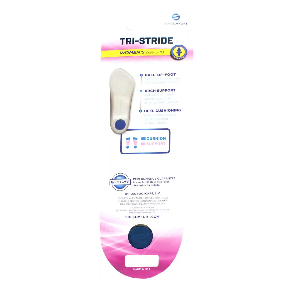 SOF COMFORT Tri Stride Insole