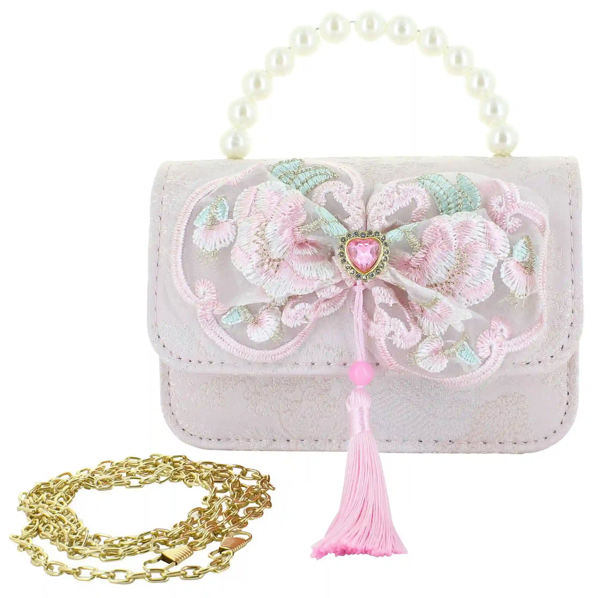 Willow & Ruby Chinoiserie Mini Bag With Tassel