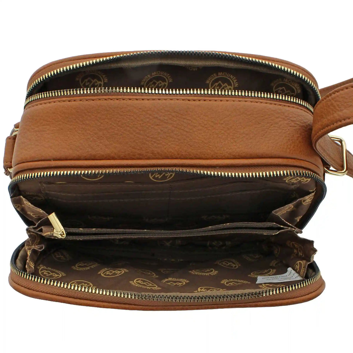 White Mountain Camera Crossbody Super Organizer