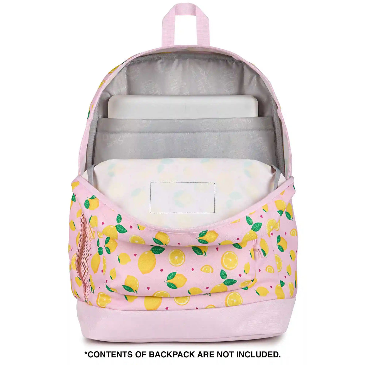 JanSport Cross Town Plus Lemon-Print Backpack