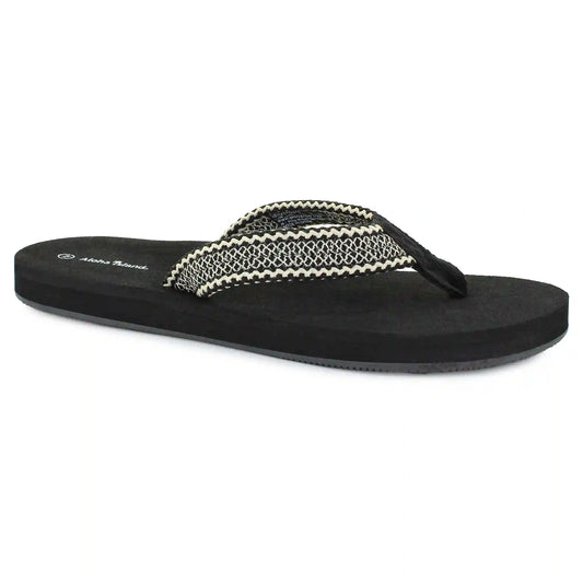 Aloha Island Edisto Woven Thong Sandal