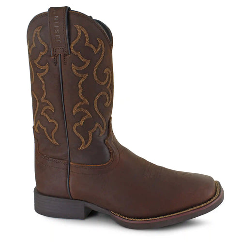 Justin Stampede Square-Toe Western