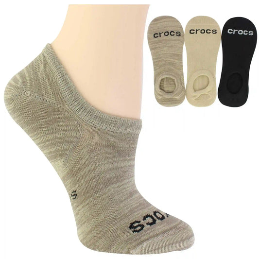 Women's Crocs Marled Low-Show 3-Pair Pack