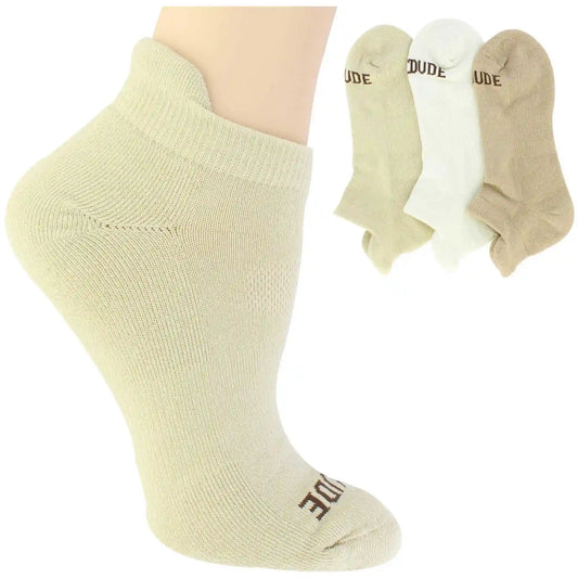 Women's HEYDUDE Solid Tab Sock 3-Pair Pack
