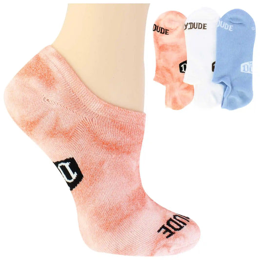 Women's HEYDUDE Tie-Dye Flip Liner 3-Pair Pack