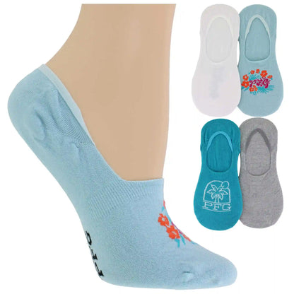Women's Columbia PFG Floral Liner 4-Pair Pack