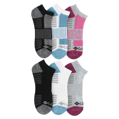 Women's Columbia Athletic No-Show 6-Pair Pack