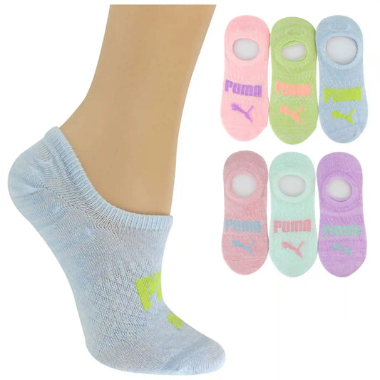 Women's PUMA No-Show Liner 6-Pair Pack