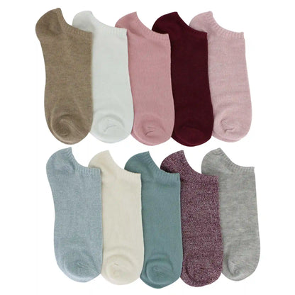 Women's Capelli Solid Low-Cut Socks 10 For $10