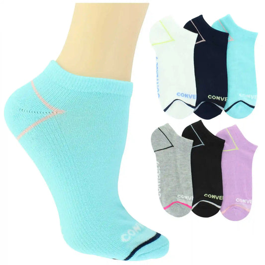 Women's Converse Pop Color No-Show 6-Pair Pack