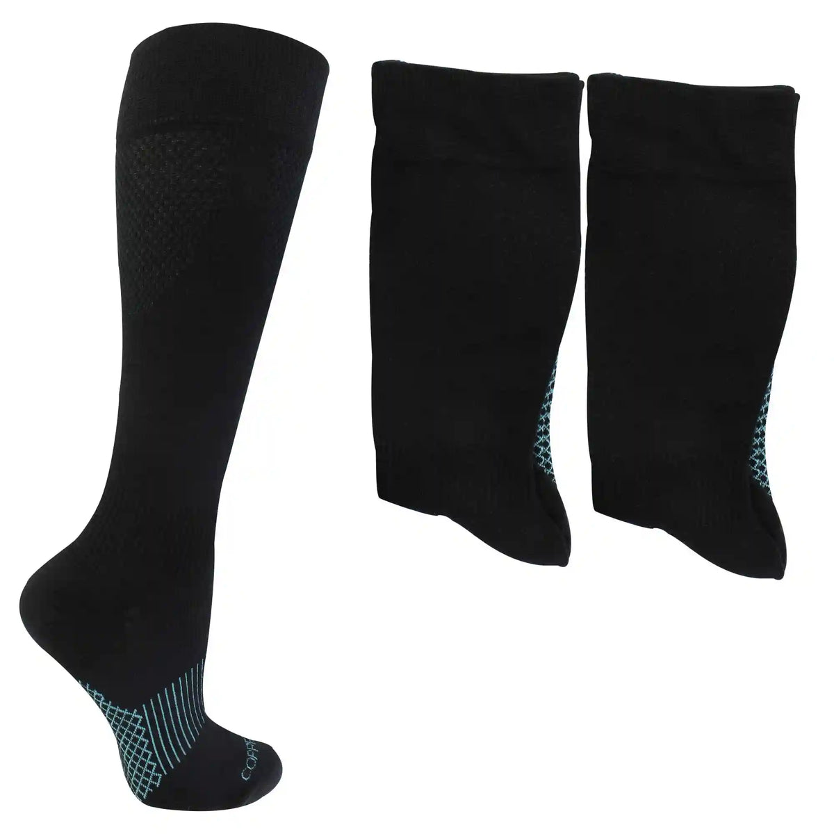 Women's Copper Fit Crew Compression Socks 2 Pairs