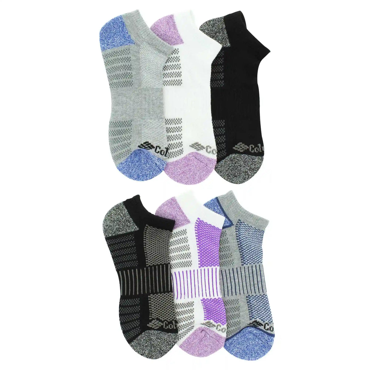 Women's Columbia Sport No-Show 6-Pair Pack