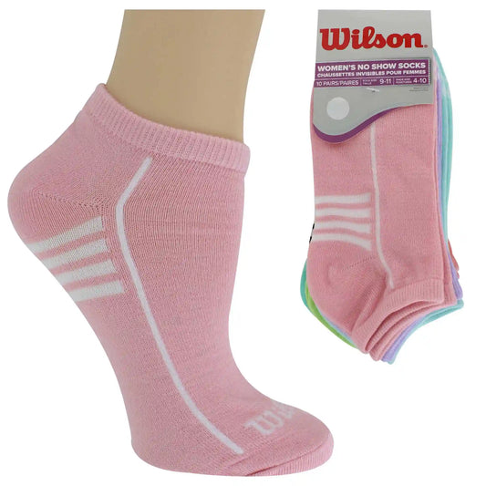 Women's Wilson No-Show Socks 10 For $10