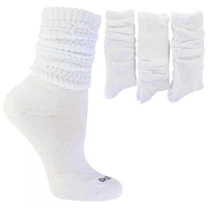 Women's Skechers Active Slouch Socks 3-Pair Pack