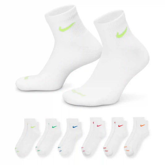Women's Nike Everyday Plus Cushioned Ankle 6 Pairs