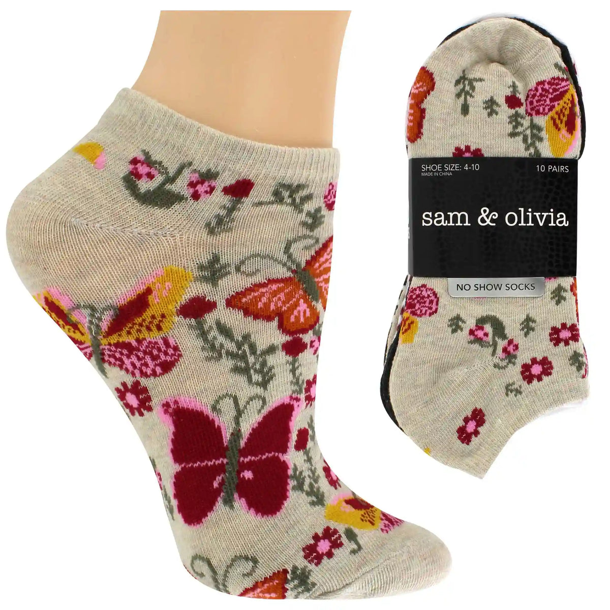 Women's Sam & Olivia Butterfly & Stripe 10 for $10