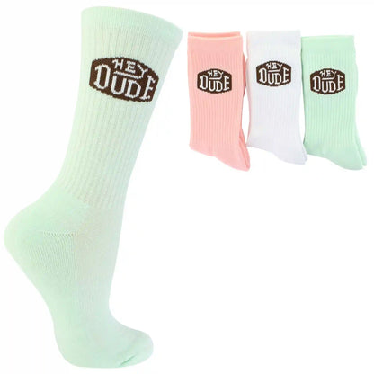 Women's HEYDUDE Crew 3-Pair Pack