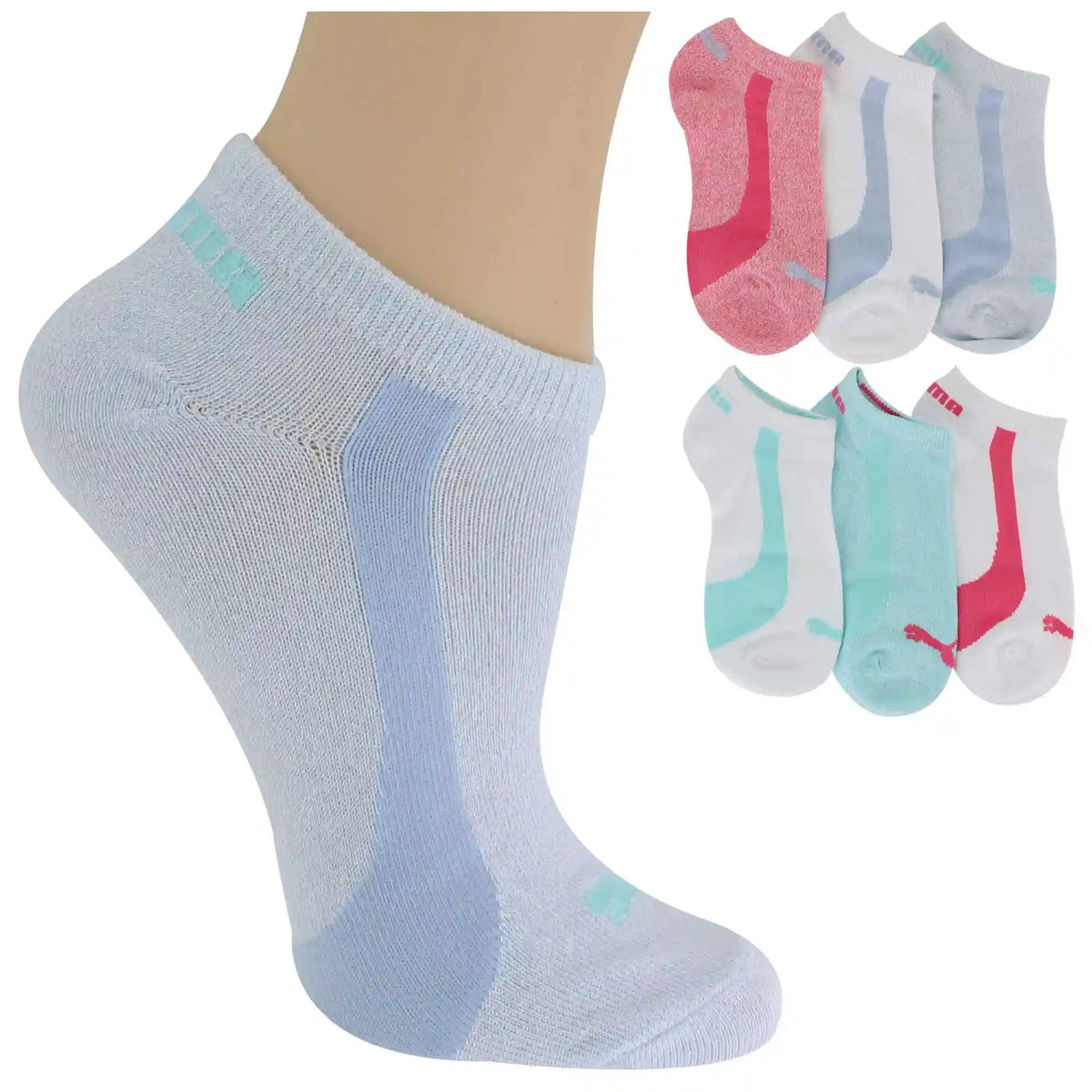 Women's PUMA Super Soft No-Show 6-Pair Pack