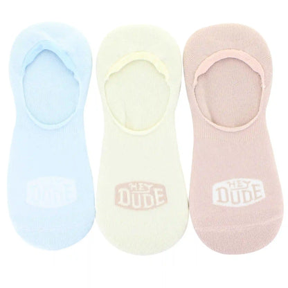 Women's HEYDUDE Solid No-Show 3-Pair Pack