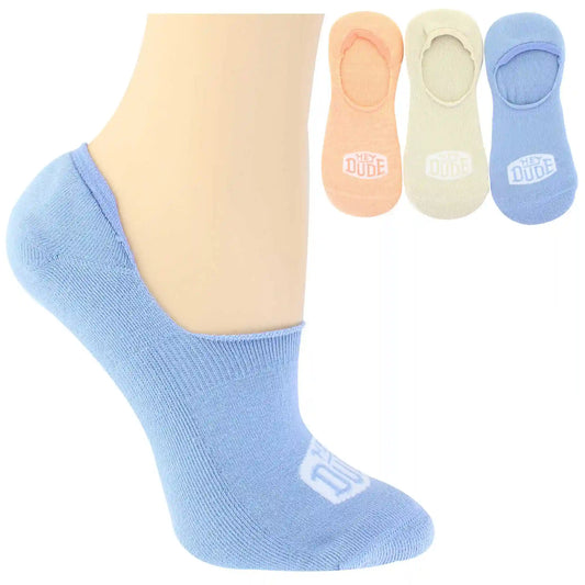 Women's HEYDUDE Solid No-Show 3-Pair Pack