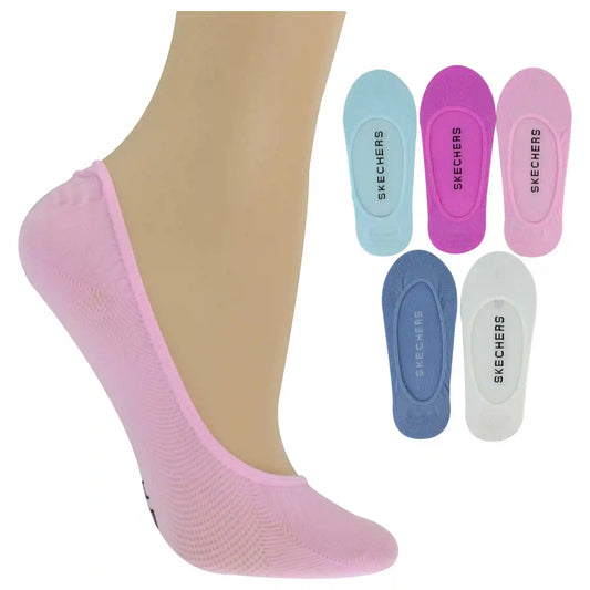 Women's Skechers Superlow Microfiber Liner 5 Pairs
