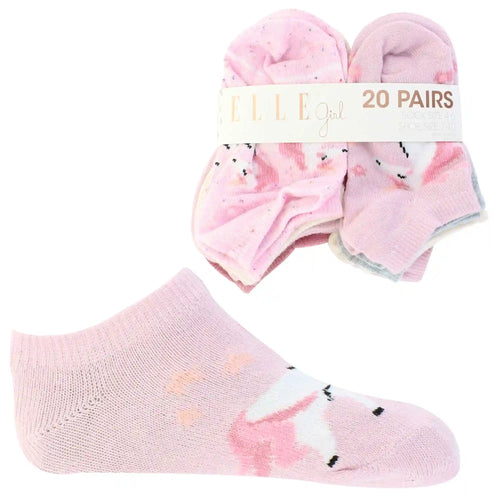 Infants' Elle Girl No-Show 20 Pair For $10