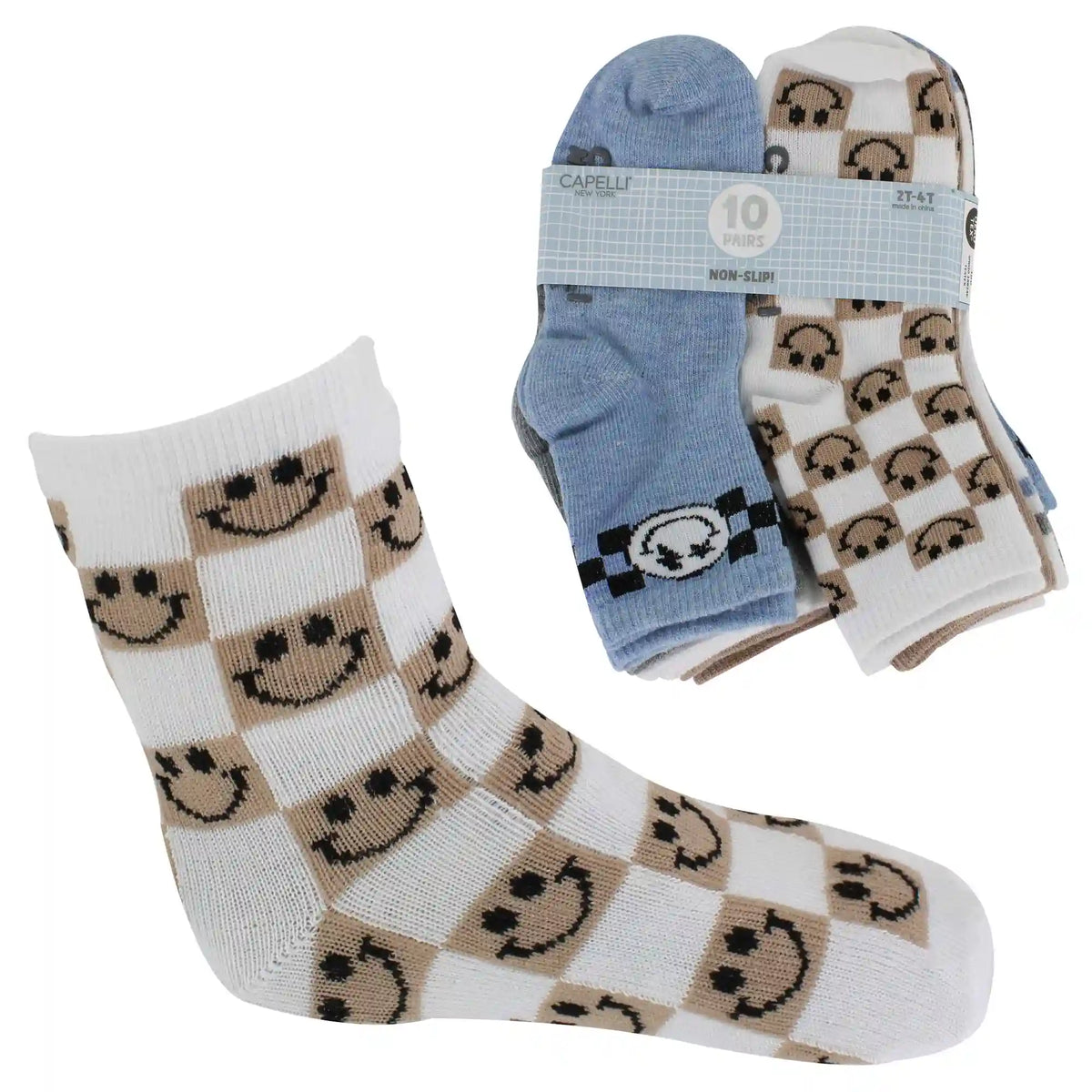 Infants' Capelli Cool Smiley Crew 10 for $10