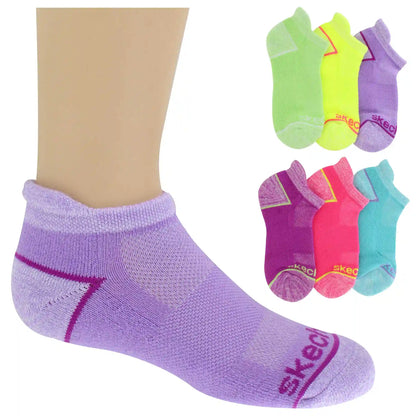 Kids' Skechers Super Soft Low-Cut 6-Pair Pack