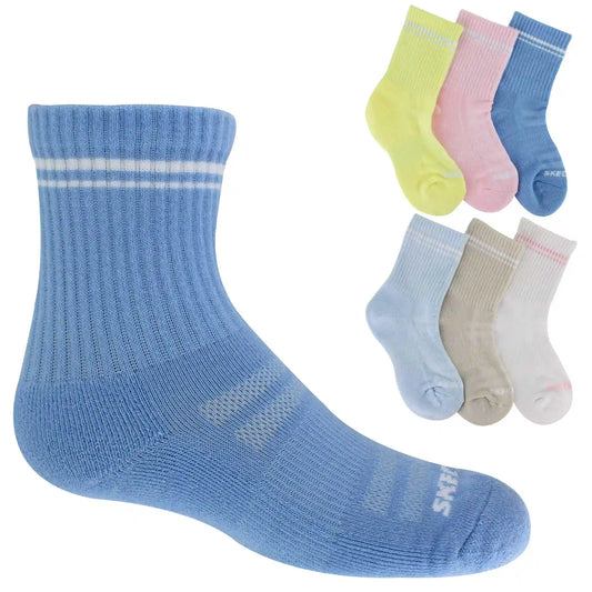 Kids' Skechers Low Crew 6-Pair Pack