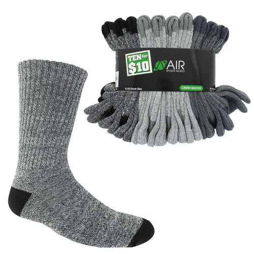 Kids' Air Sports World Marled Crew 10 For $10