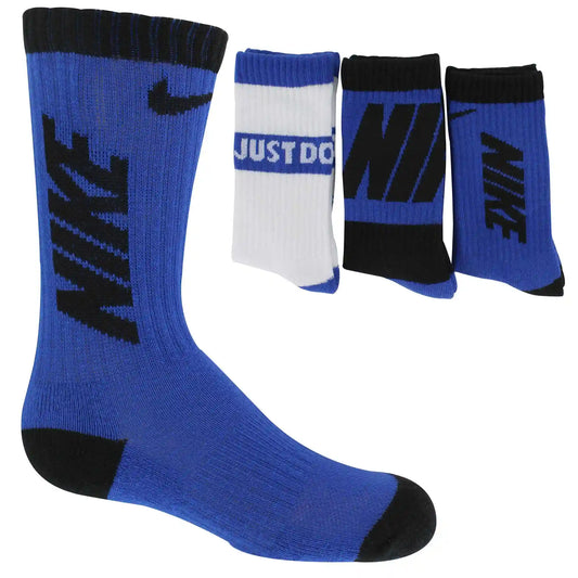 Kids' Nike Cushioned Crew 3-Pair Pack
