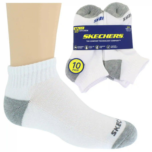 Kids' Skechers Quarter Crew 10 For $10