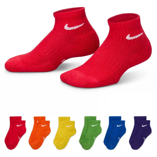 Kids' Nike Everyday Cushioned Ankle 6-Pair Pack