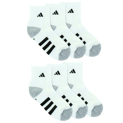 Kids' adidas Cushioned Quarter 6-Pair Pack