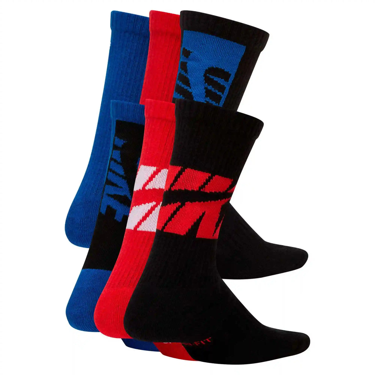 Kids' Nike Everyday Cushioned Crew 6-Pair Pack