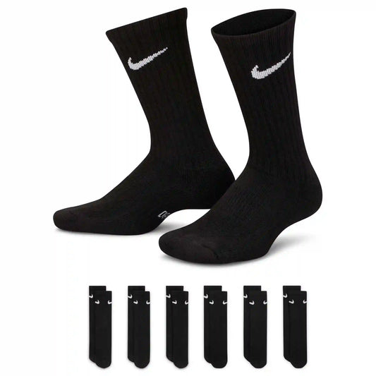 Kids' Nike Everyday Cushioned Crew 6-Pair Pack