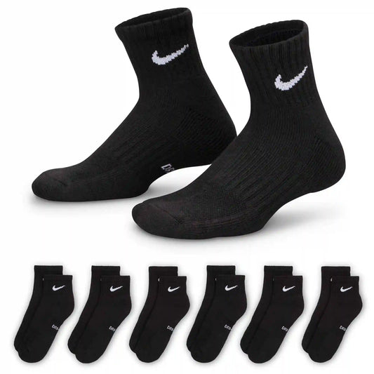 Kids' Nike Everyday Cushioned Ankle 6-Pair Pack