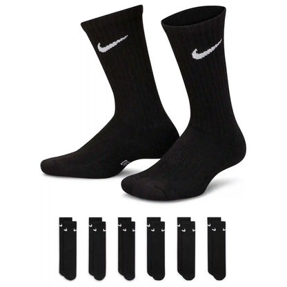 Kids' Nike Everyday Cushioned Crew 6-Pair Pack