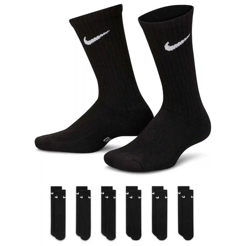 Kids' Nike Everyday Cushioned Crew 6-Pair Pack