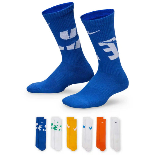 Kids' Nike Everyday Cushioned Crew 6-Pair Pack