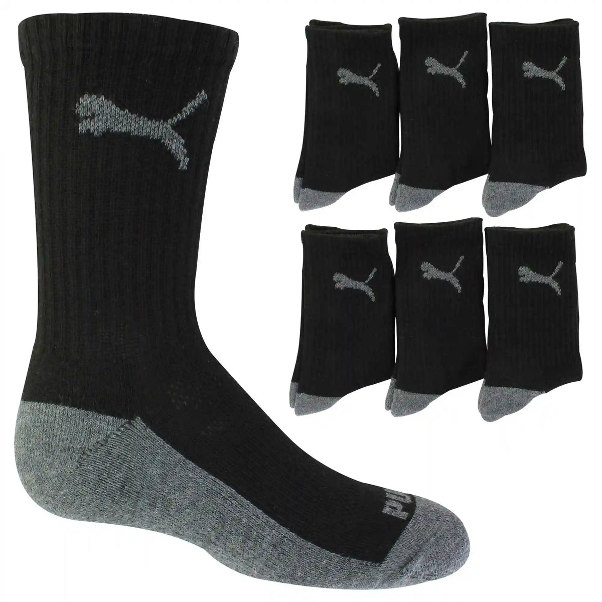 Kids' PUMA Crew 6-Pair Pack