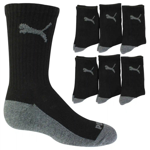Kids' PUMA Crew 6-Pair Pack