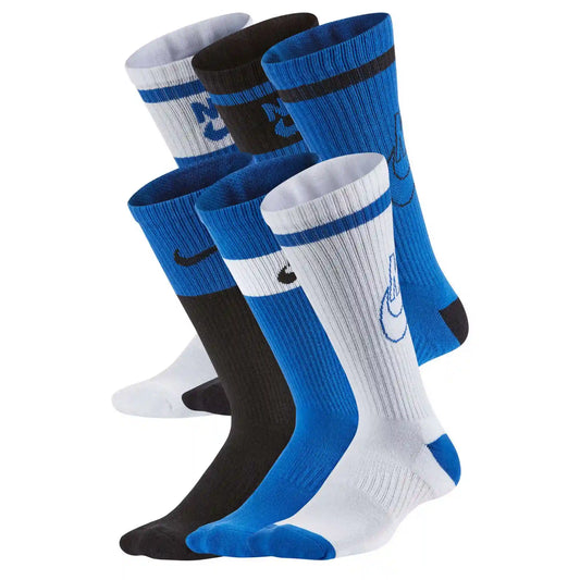 Kids' Nike Cushioned Crew SIZE 5Y-7Y 6-PAIR PACK